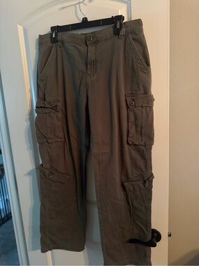 Women’s Olive Cargo Pants - Utility Style